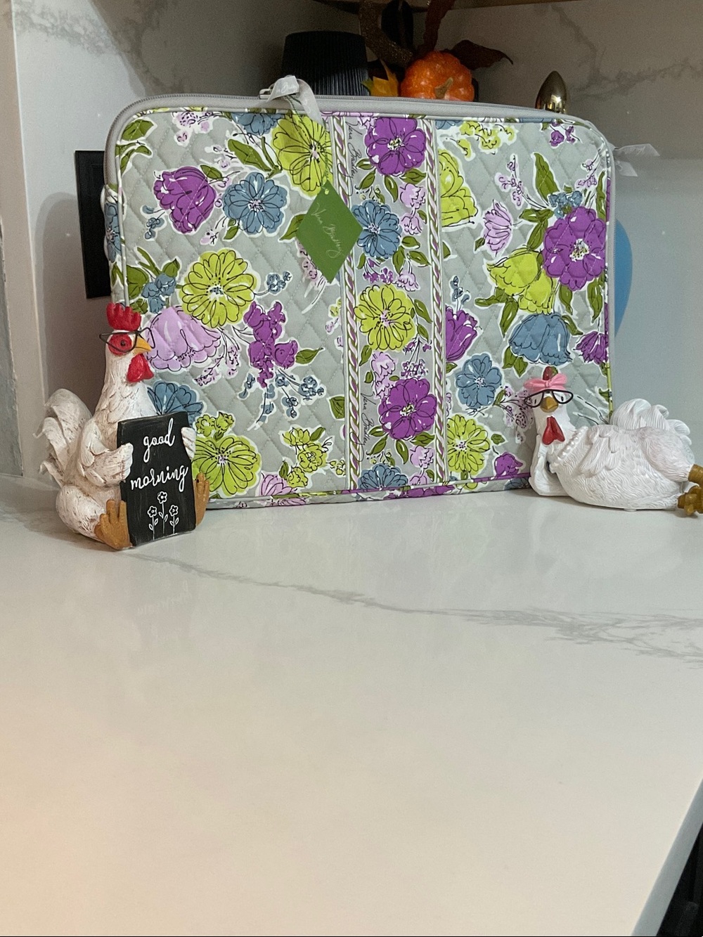 VERA BRADLEY 17” Laptop Sleeve Watercolor print NEW retired